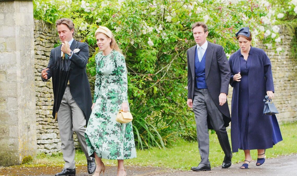 Prinzessin Beatrice und Prinzessin Eugenie reisten nach Kemble.