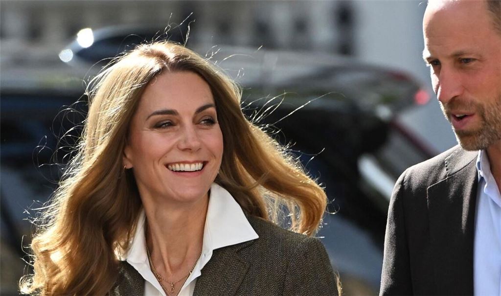 Prinzessin Kate zeigt ihre neue Haarfarbe.