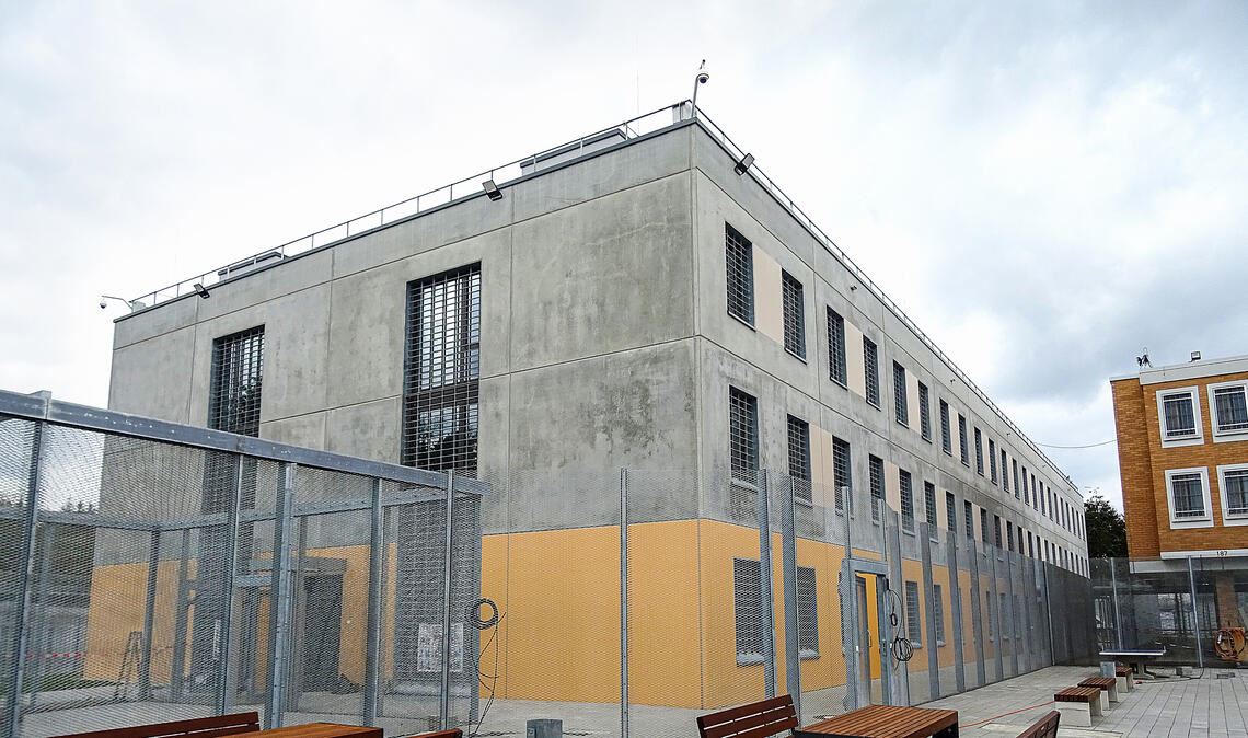 Pro Stockwerk werden 40 Häftlinge im Neubau untergebracht, der auch über Freizeiträume verfügt.Foto: Vermögen und Bau Ravensburg