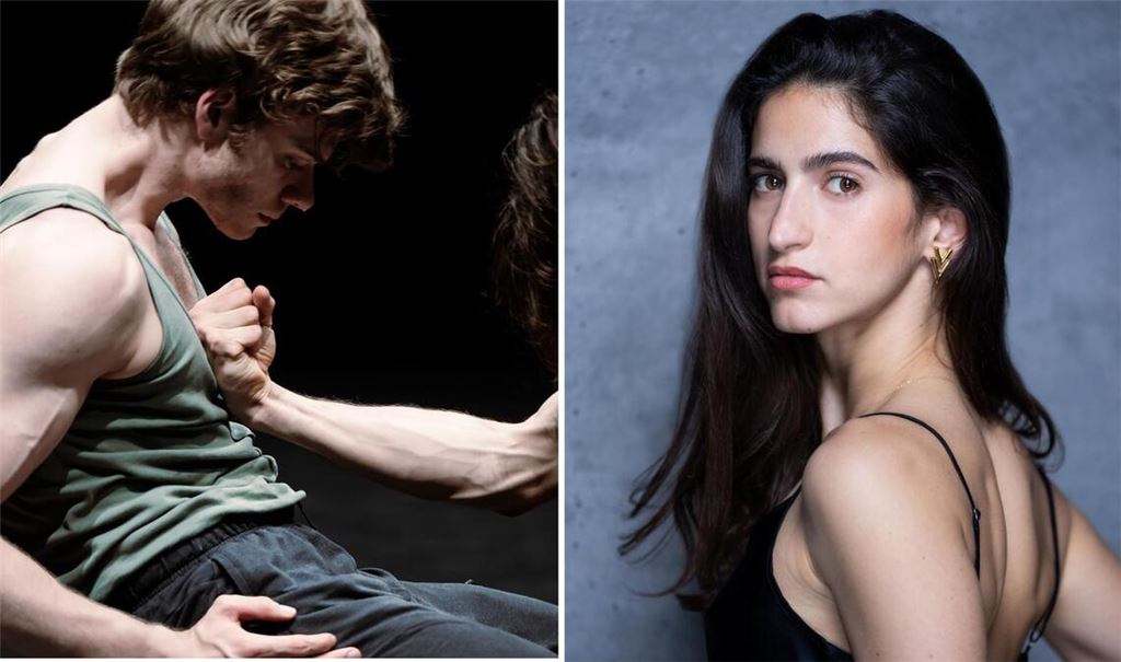 Probenszene mit Henrik Erikson aus dem neuen Ballett „Vermilion“, für das die Choreografin Vittoria Girelli  kreative Prozesse zwischen Chaos und Ordnung ergründet.