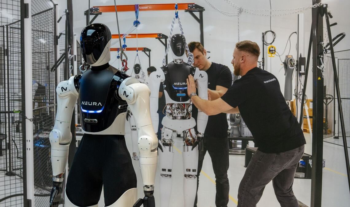 Produktion bei Neura Robotics