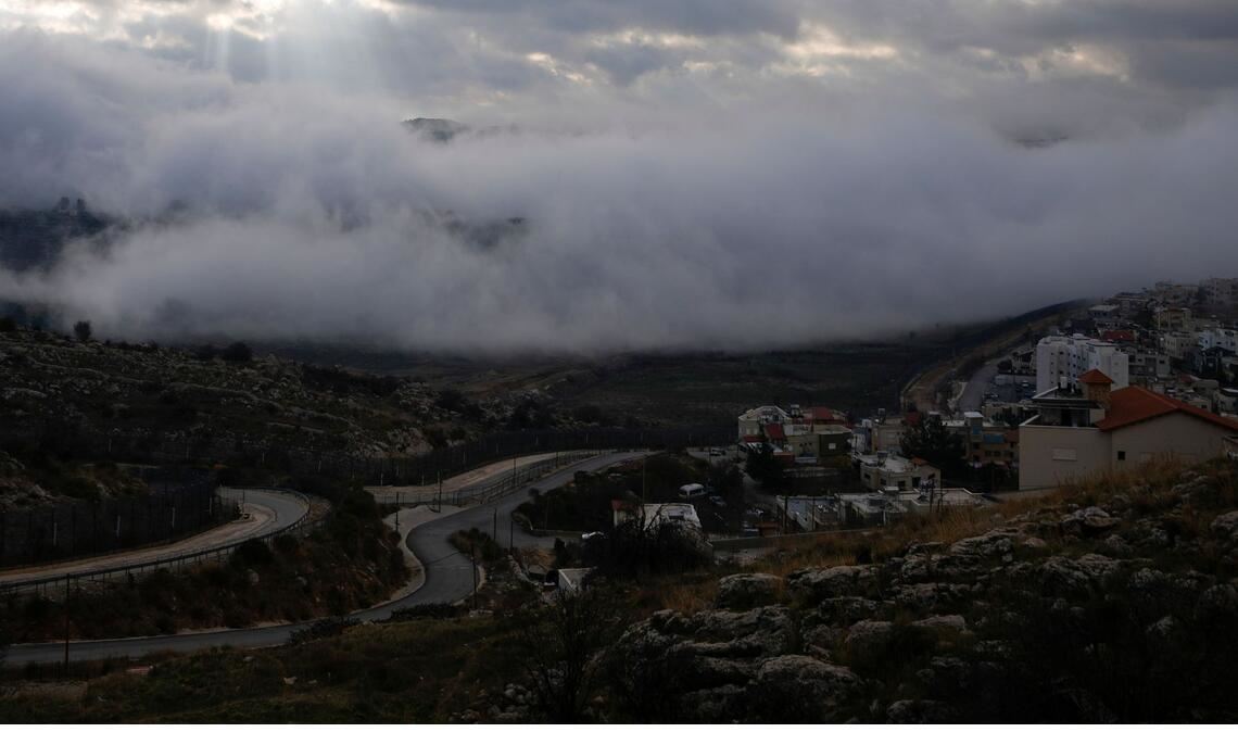 Pufferzone bei der Stadt Madschdal Schams in der Nähe der sogenannten Alpha-Linie, welche die von Israel kontrollierten Golanhöhen von Syrien trennt (Archivfoto).