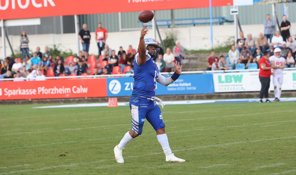 Quarterback Shon Belton. Foto: Rubner
