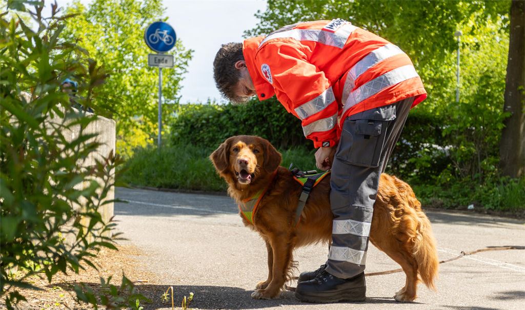 „Quimper“ hat den richtigen Riecher. Foto: DRK