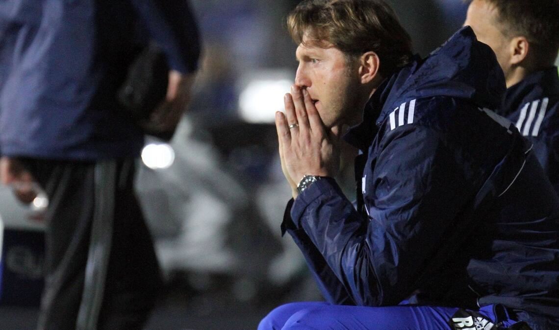 Ralph Hasenhüttl trainierte zu dieser Zeit den VfR Aalen (Archivfoto).