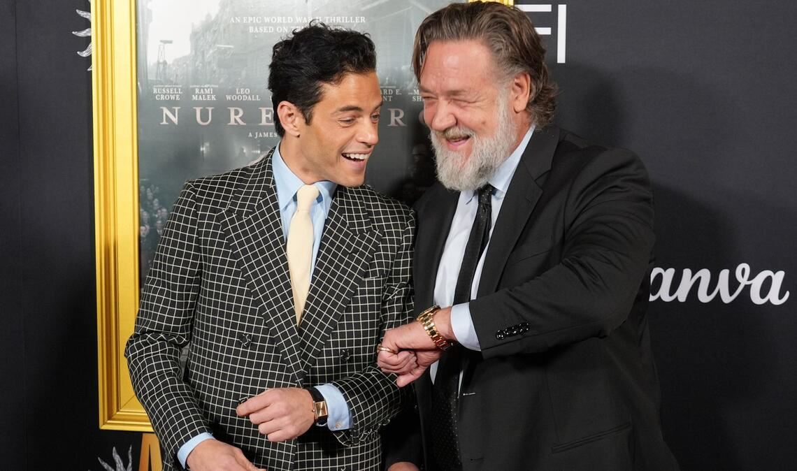 Rami Malek und Russell Crowe bei einer Vorführung des Films. (Archivbild)