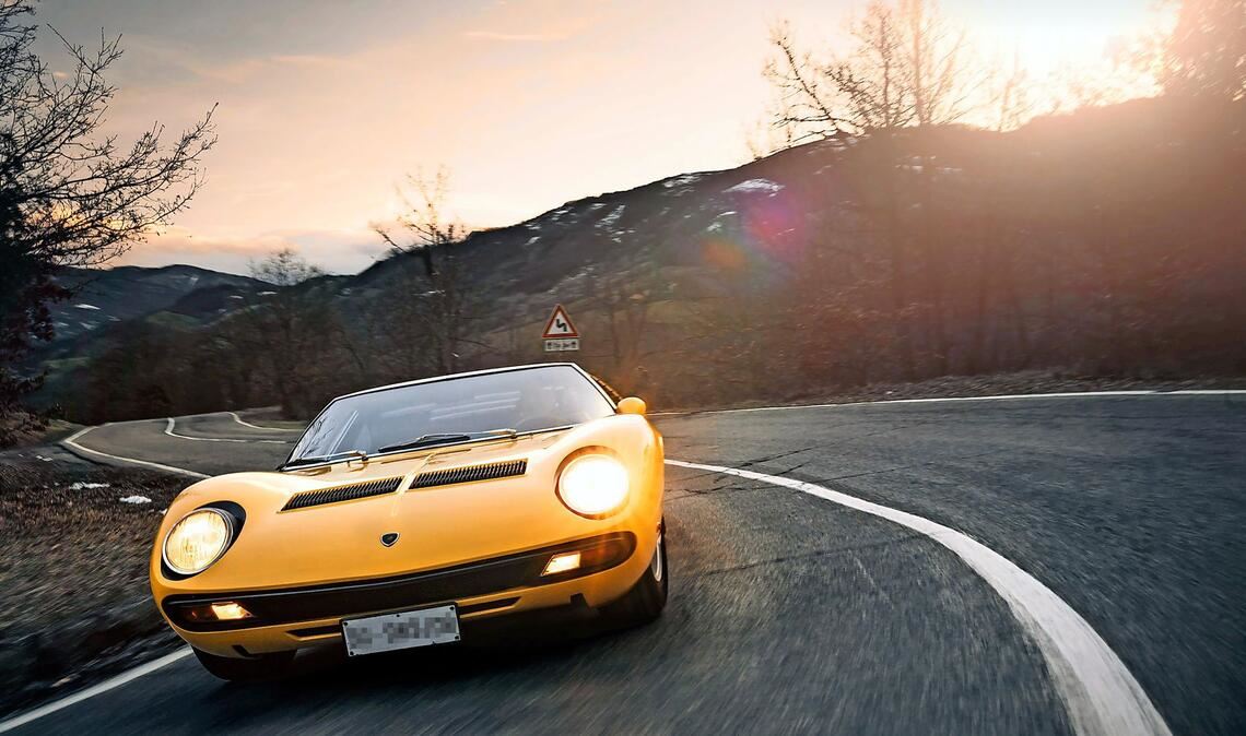 Rare Schönheit: ein Lamborghini Miura aus den 60er-Jahren