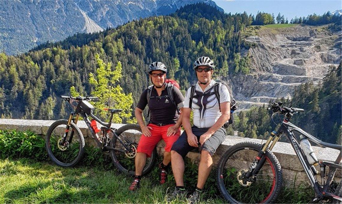 Marathon auf dem Sattel