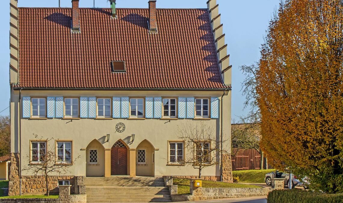 Rathaus Ewattingen-Wutach. Im Dauerzoff um den Bürgermeister Alexander Pfliegensdörfer kommt die Gemeinde nicht zur Ruhe (Symbolfoto).