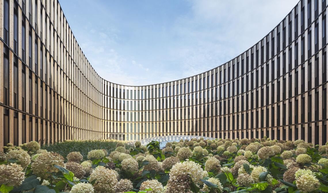 Rathaus Freiburg im Breisgau; Architekturbüro: Christoph Ingenhoven Architects, Düsseldorf; ingenhoven associates GmbH, Düsseldorf