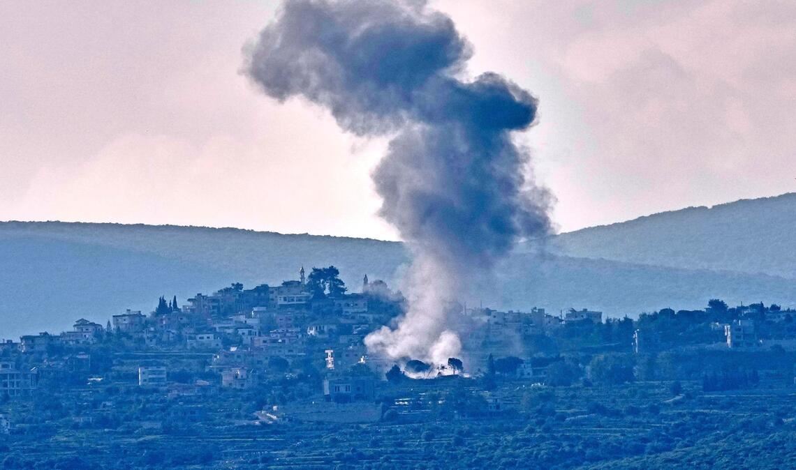 Rauch steigt von einem israelischen Luftangriff im Libanon (Archivfoto).