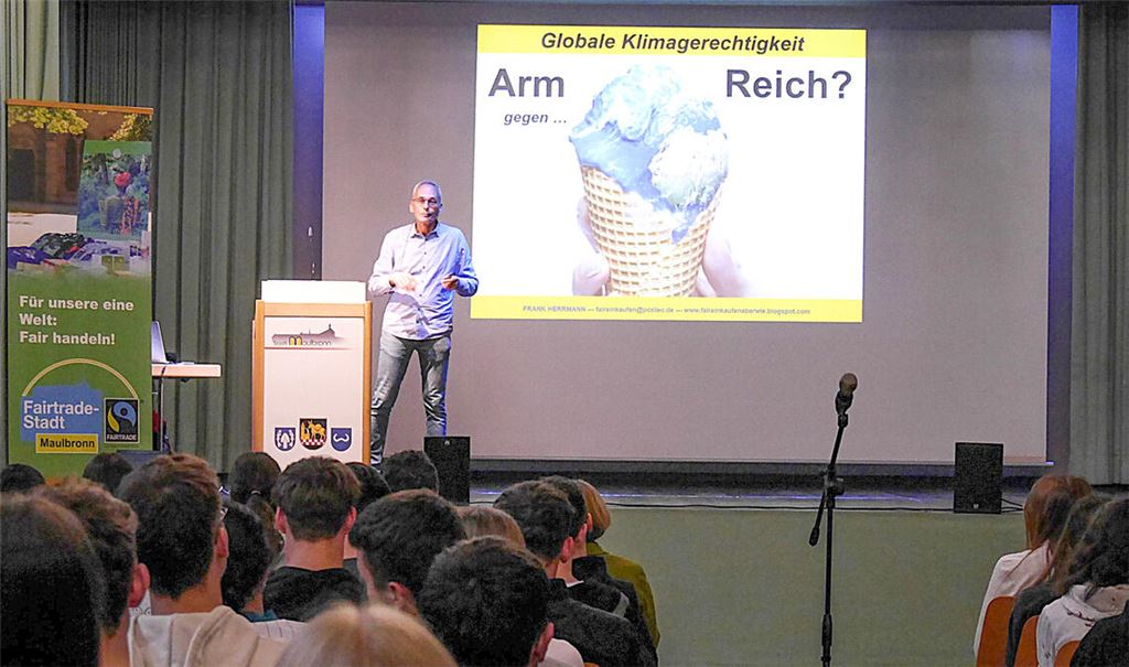 Referent Frank Herrmann fordert ein Umdenken für mehr Klimagerechtigkeit. Foto: privat