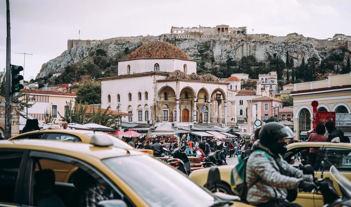 Reform-Vorbild Griechenland? Der Monastiraki Platz in Athen.