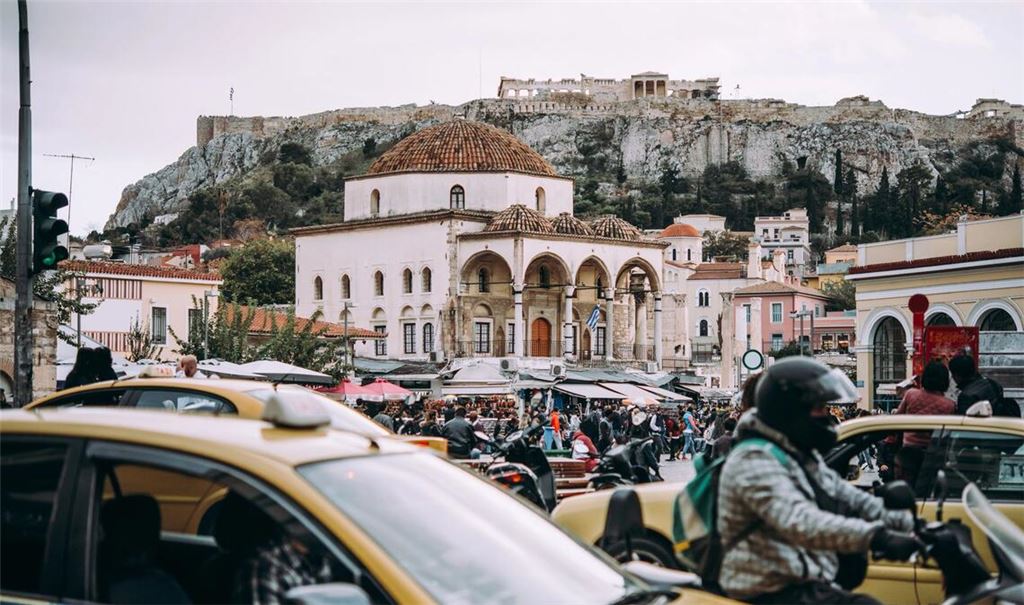Reform-Vorbild Griechenland? Der Monastiraki Platz in Athen.
