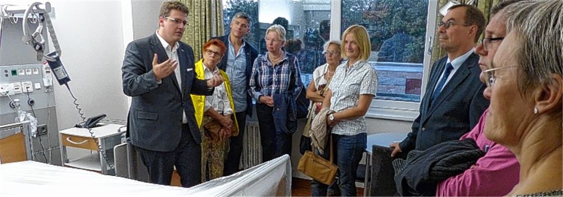 Gemeinderat besichtigt Klinik
