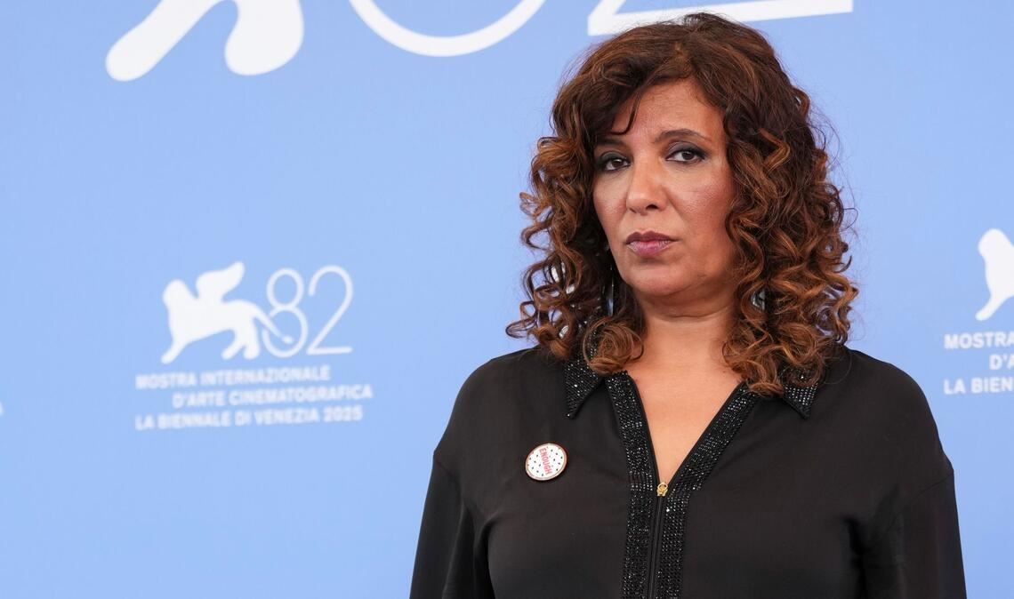 Regisseurin Kaouther Ben Hania ("The Voice of Hind Rajab") bei den Filmfestspielen von Venedig.