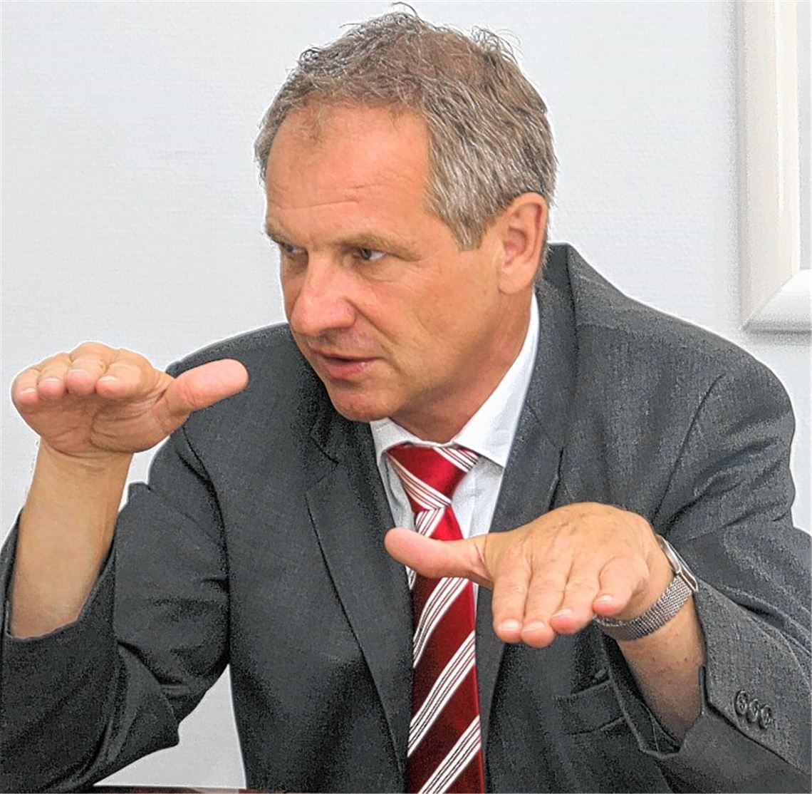 Reinhold Gall: „Haben Salafisten ebenso im Auge wie Rechts- oder Linksextremisten.“ Fotos: Sadler