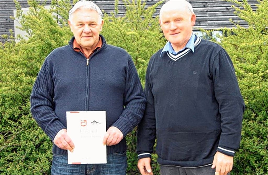 Höchste Ehrung für Ölbronner Züchter