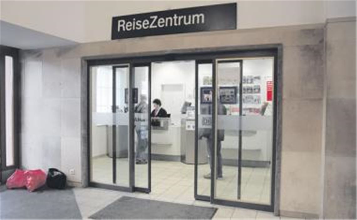 Reisezentrum im Bahnhof.
Archivfoto: Sadler