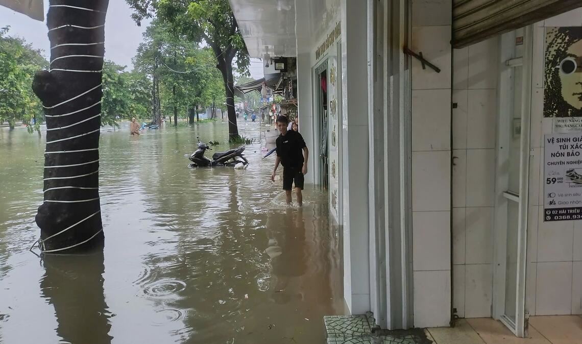 Rekordregen löste das Hochwasser aus.
