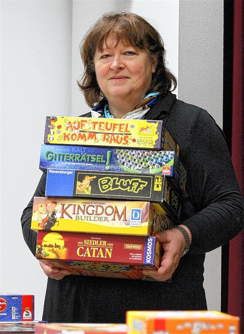 Renate Wimmer war schon bei den Brettspieltagen am THG dabei.