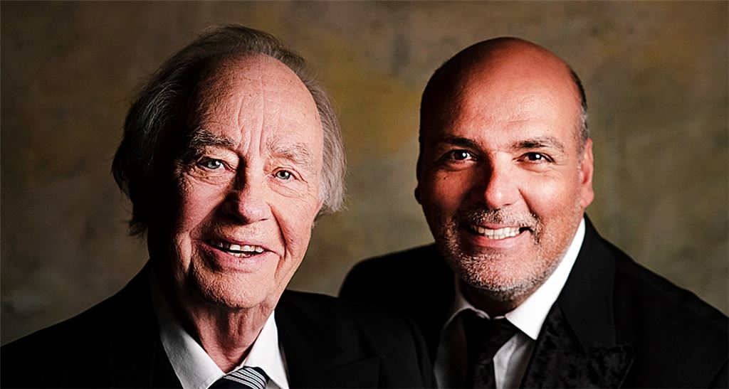 René Kollo und Jay Alexander präsentieren auf ihrer neuen CD „romantische Abendlieder“. Erscheinen wird sie am Freitag, 11. Februar. Foto: Janina Steinmetz