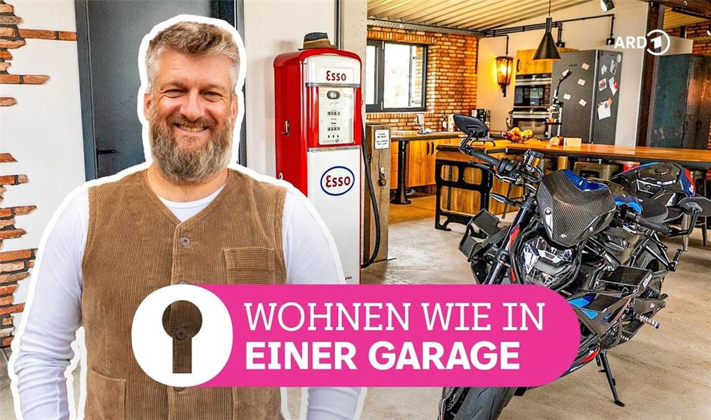René wohnt wie in einer Garage.