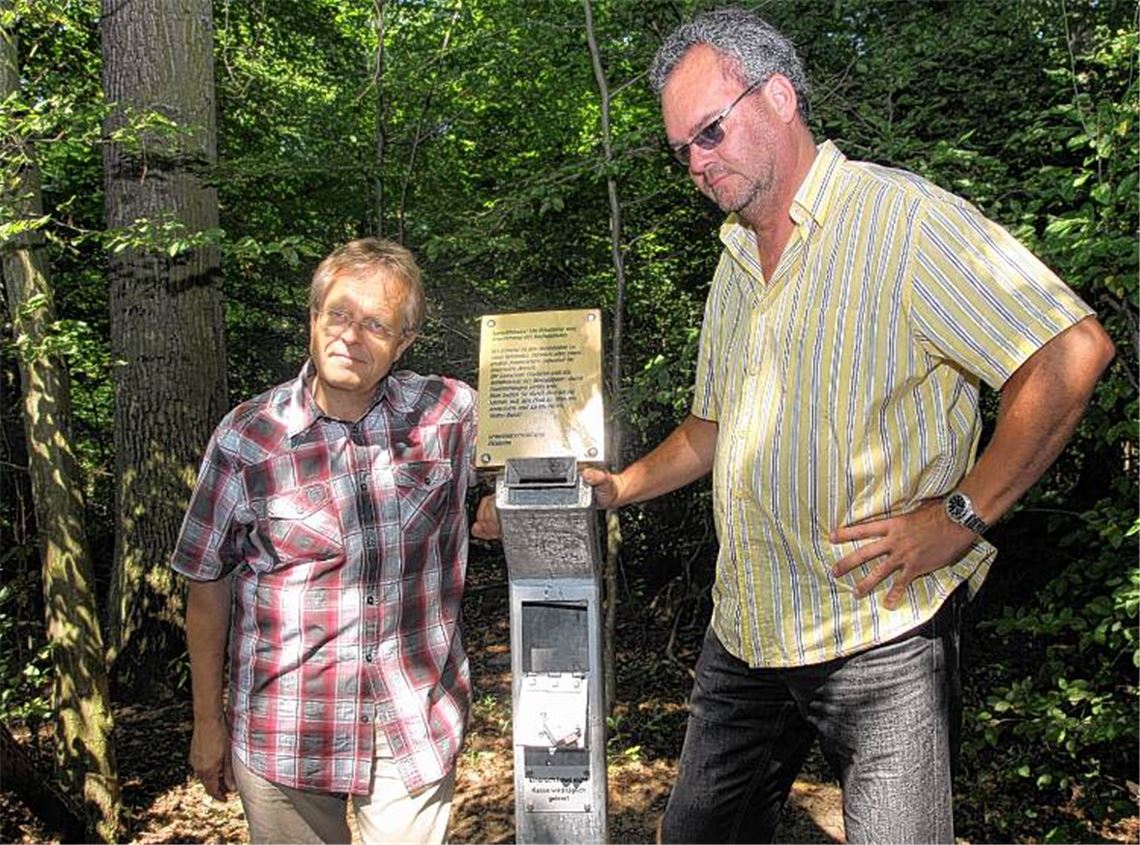 Restlos bedient: Bürgermeister Werner Henle (li.) und Kämmerer Johannes Schulz.