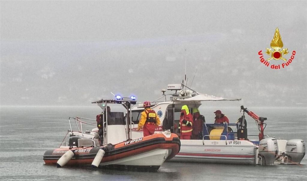 Rettungsaktion am Comer See: Die Einsatzkräfte haben die Leiche des vermissten Vaters aus Baden-Württemberg gefunden.