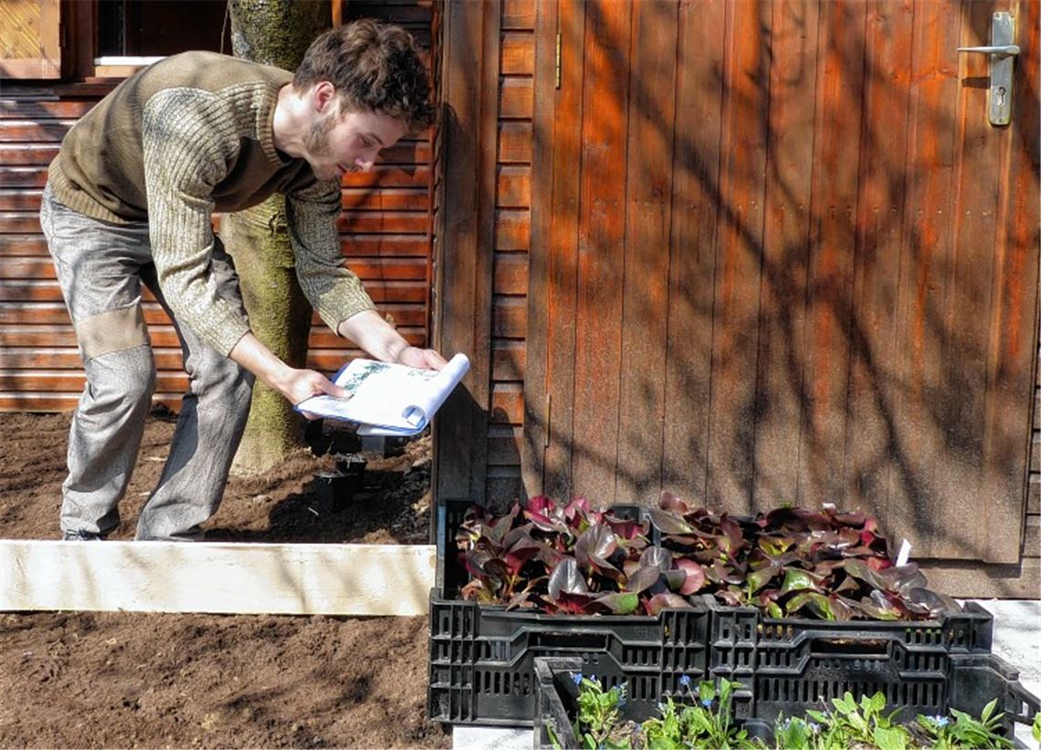 Richard Focking bei der Arbeit.