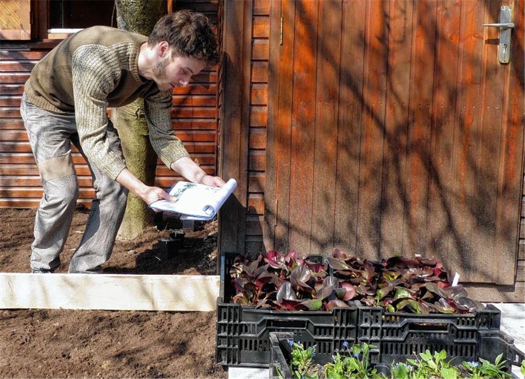 Richard Focking bei der Arbeit.