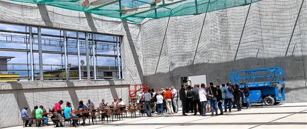 Lindachhalle: Alles im Plan
