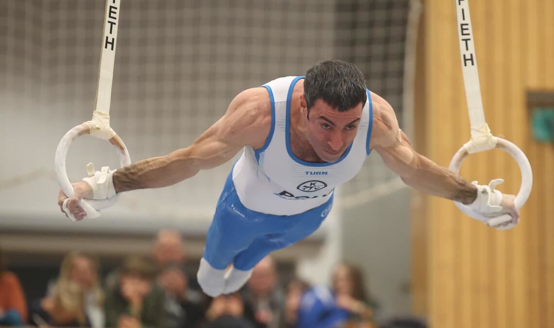 Ringe-Spezialist Vahagn Davtyan erstmals für die KTV am Start.