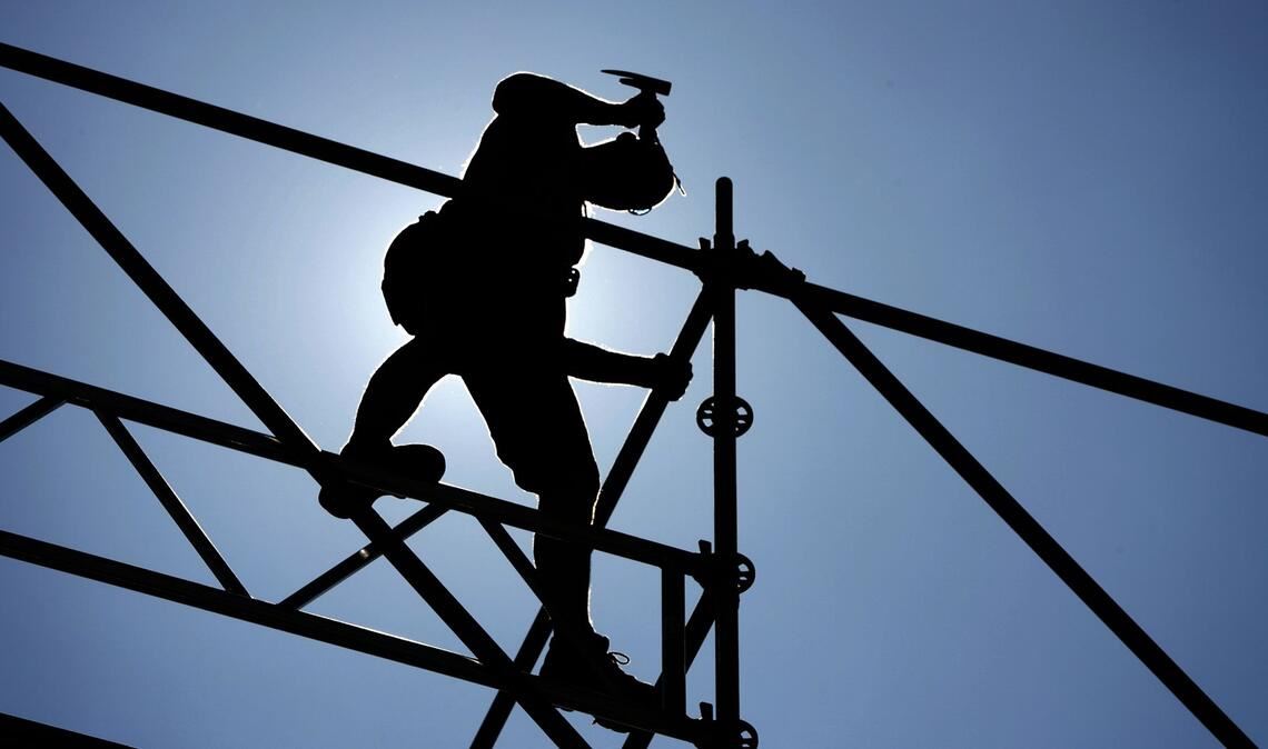 Risiko Arbeitsplatz: Die Zahl der Arbeitsunfälle sinkt seit Jahren. (Symbolfoto)