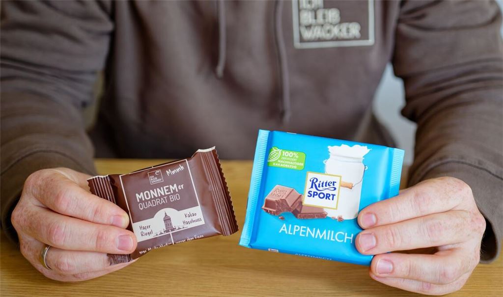 Ritter Sport sieht durch den Haferriegel nach eigenen Angaben seine Marke bedroht. (Archivbild)