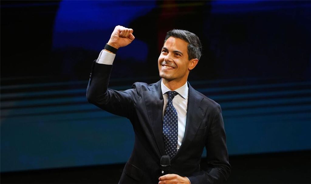 Rob Jetten, Vorsitzender der Mitte-Links-Partei D66.