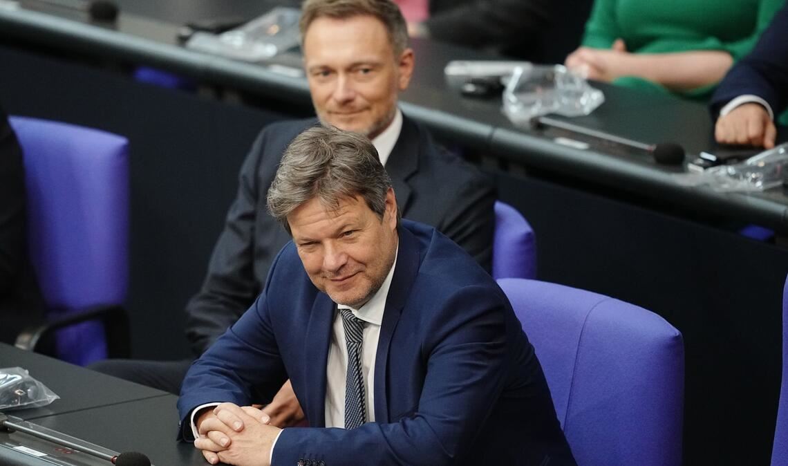 Robert Habeck (Grüne) und FDP-Chef Lindner werden in dieser Koalition vermutlich keine Freunde mehr.