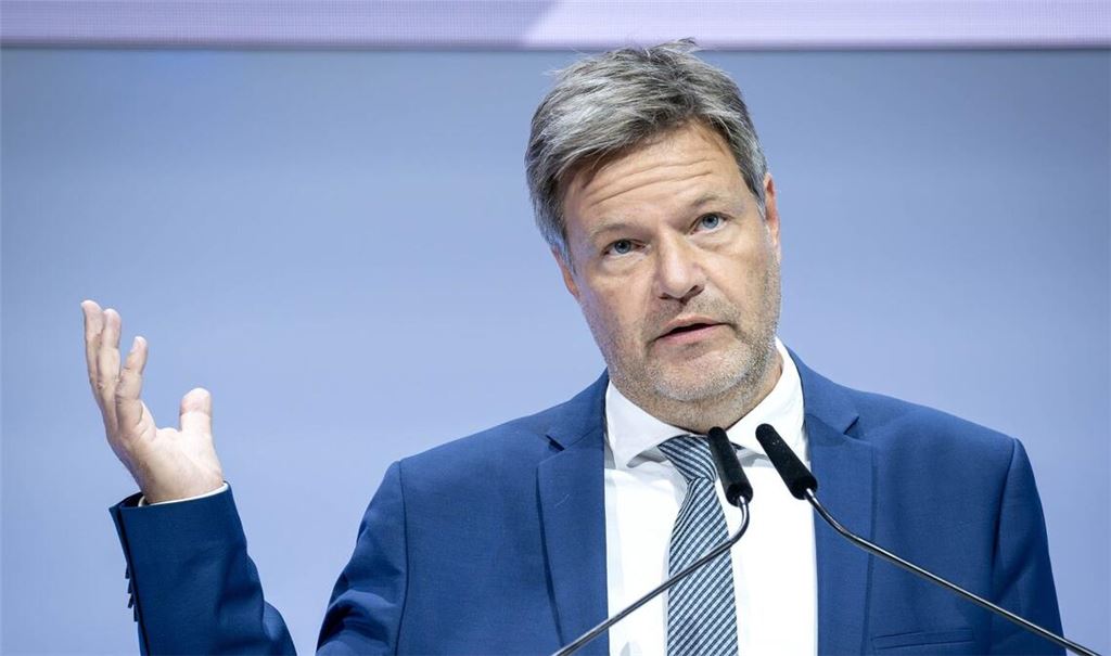 Robert Habeck beim Deutschen Sparkassentag in Hannover.