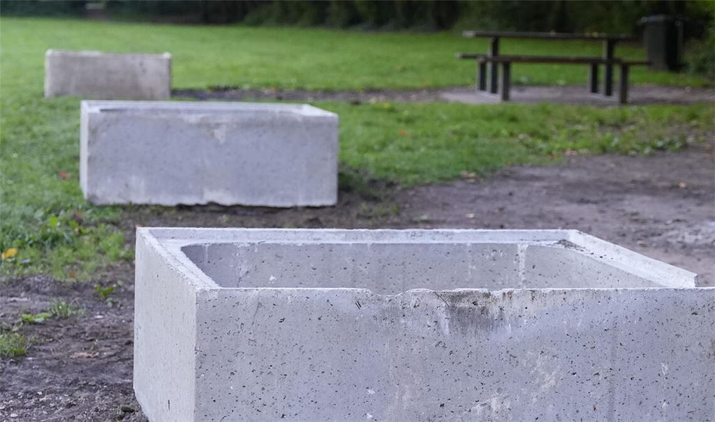 Robust und wetterfest: die neuen Grillplätze in Pforzheimer Grünanlagen. Foto: privat