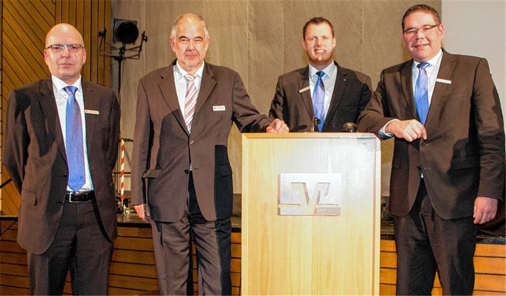 Roland Frank (v.li.), Friedrich Ade, Andreas Büdenbender und Heiko Herbst.