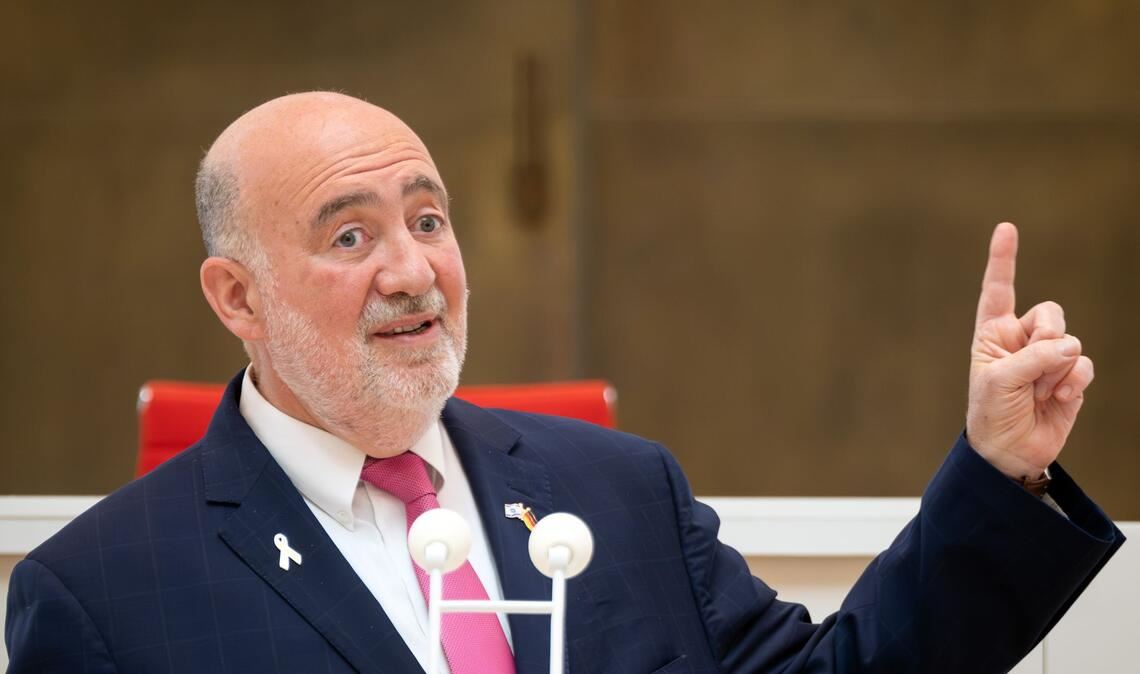 Ron Prosor, Botschafter von Israel in Deutschland, traf sich mit Wolfram Weimer. (Archivbild)