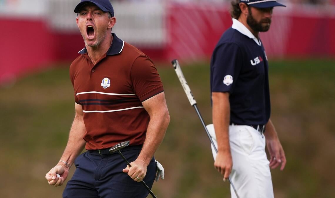 Rory McIlroy und das europäische Team haben beim Ryder Cup viel mehr zu bejubeln als die Gastgeber.