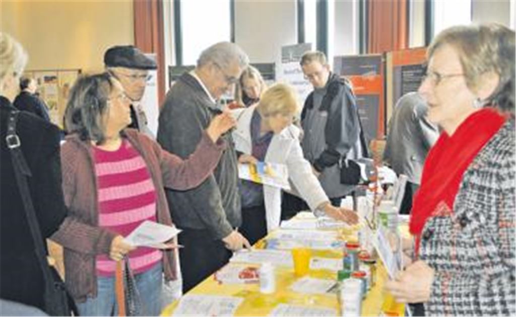 Rund 1500 Besucher sind gestern zum Naturheiltag in den Mühlehof gekommen. Schwerpunktthema war die gesunde Ernährung.
Foto: Stahlfeld 