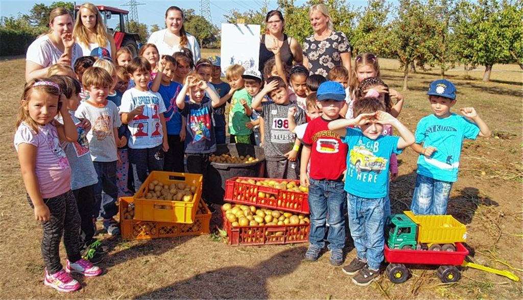 Reiche Ernte erfreut Kinder