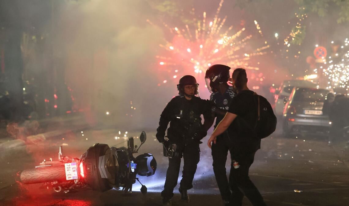 Rund 22.000 Polizisten waren landesweit im Einsatz.