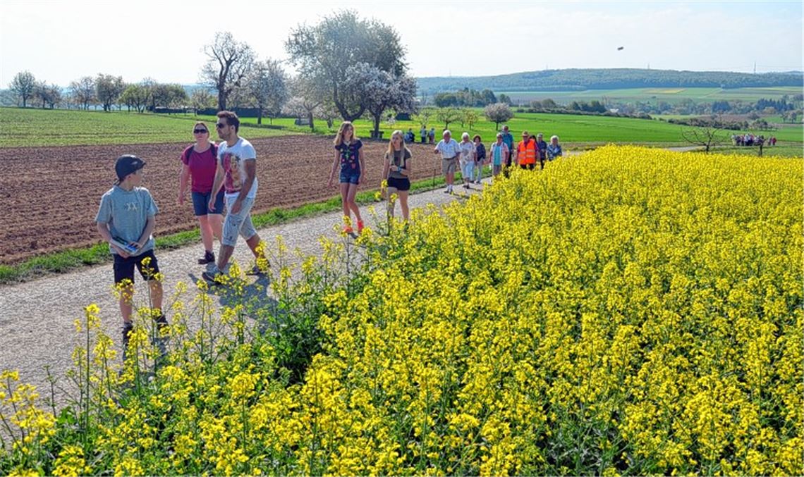 Den Teilnehmern blüht ein Naturerlebnis