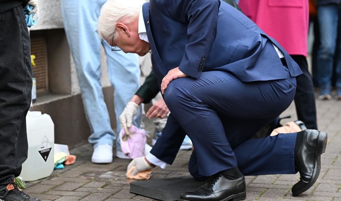 Rund um den Ehrentag hat sich auch Bundespräsident Steinmeier engagiert