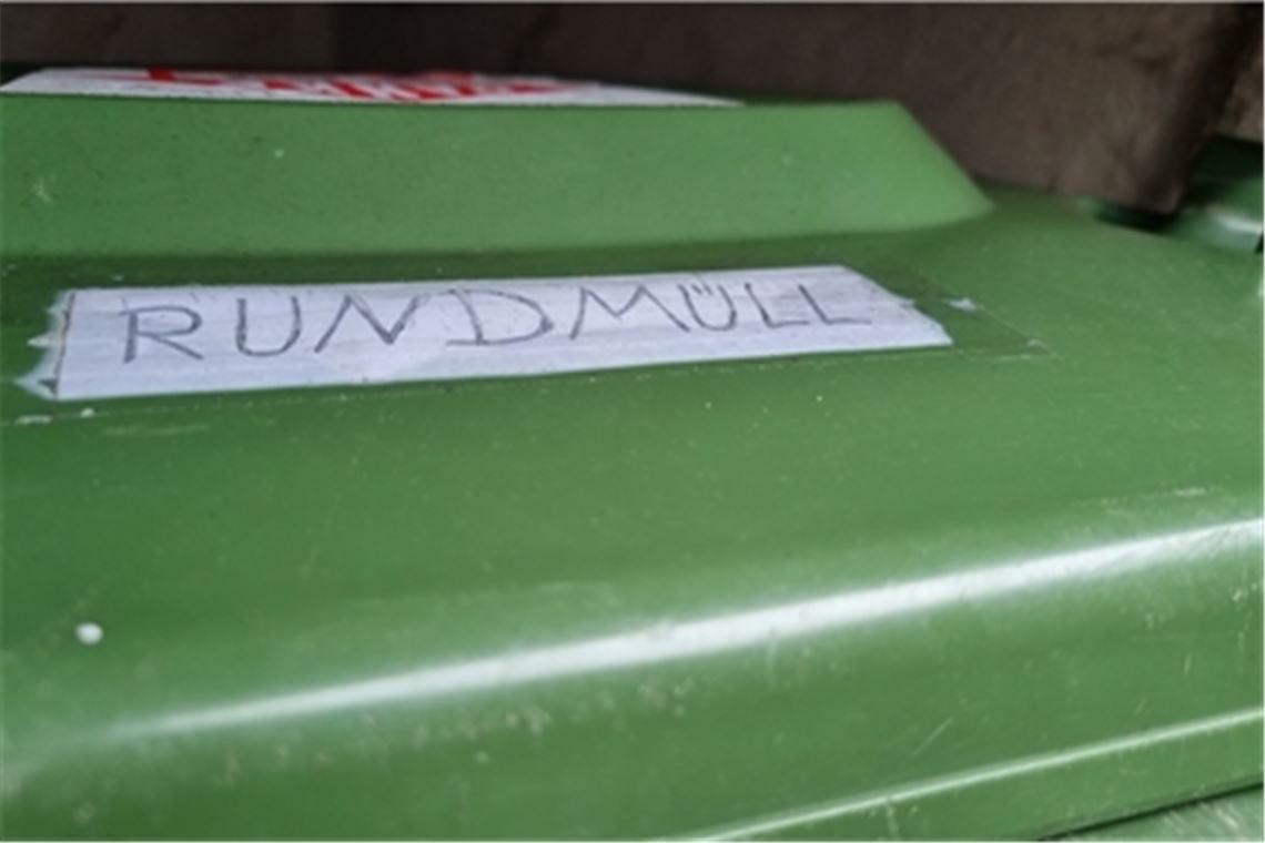 Rundmülltonnen wird es bald nicht mehr geben. Foto: Huber