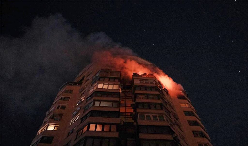 Russland überzog die Ukraine in der Nacht erneut mit Luftangriffen.