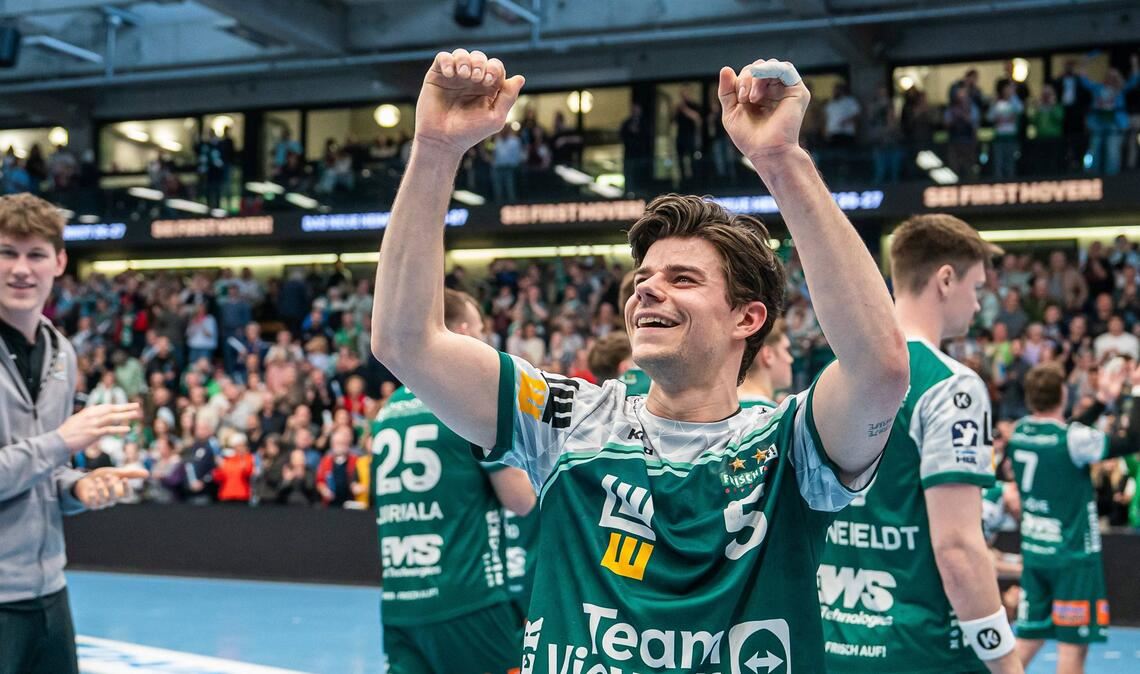 Rutger ten Velde hat nach einer top Leistung allen Grund zum Jubeln.